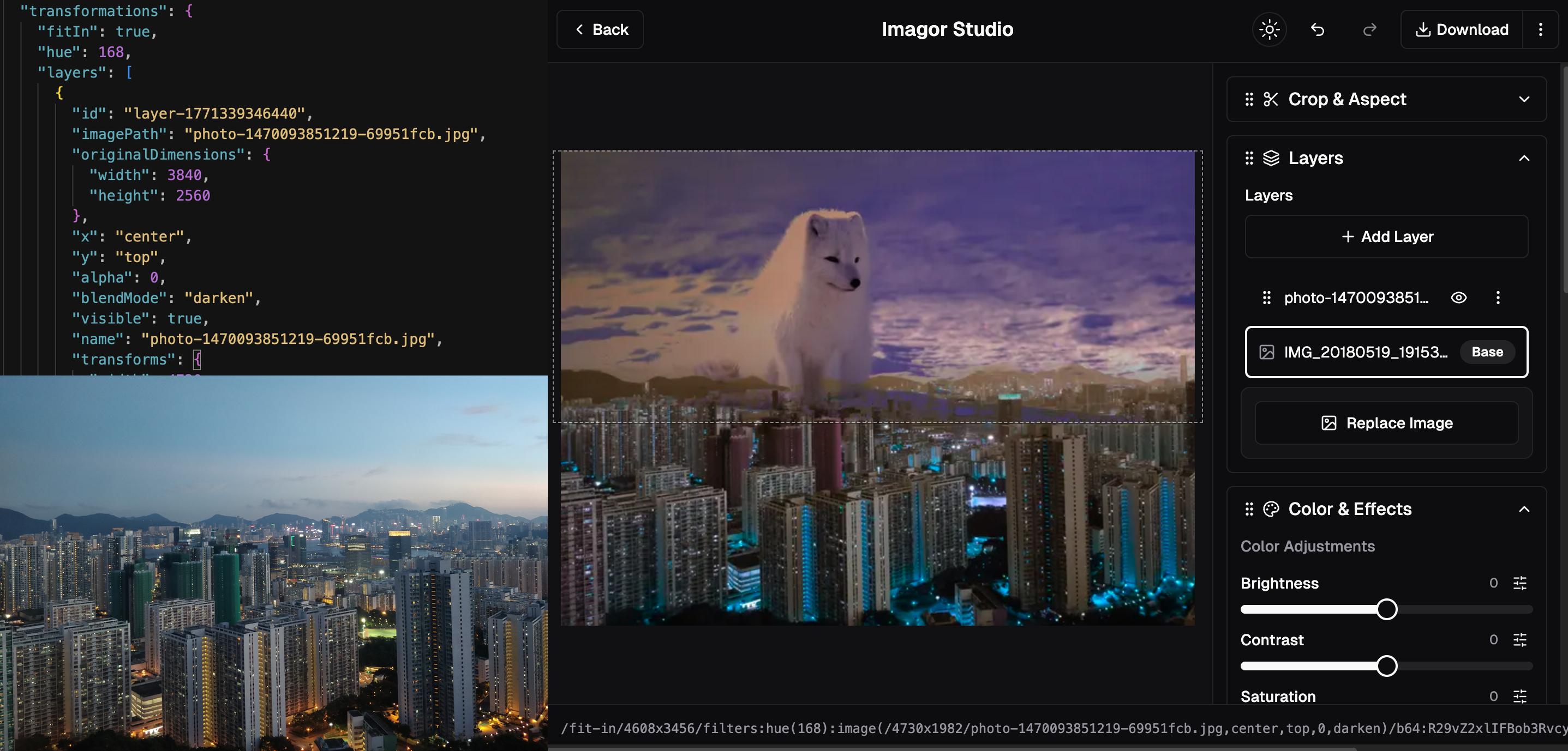 Imagor Studio Template Workflows